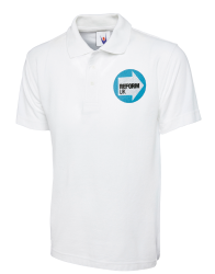 Reform UK Polo Shirt with Embroidered logo